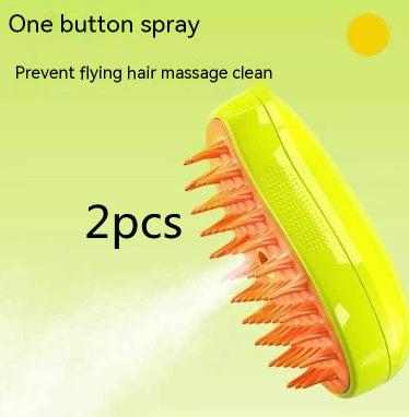 Brosse Électrique 3 en 1 pour Animaux | Vert 2pcs