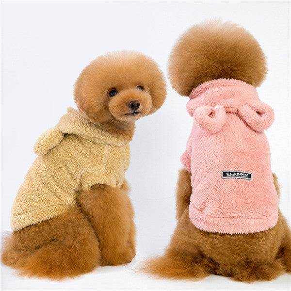 Chiens portant un manteau confortable respirant et chaud - coton doux