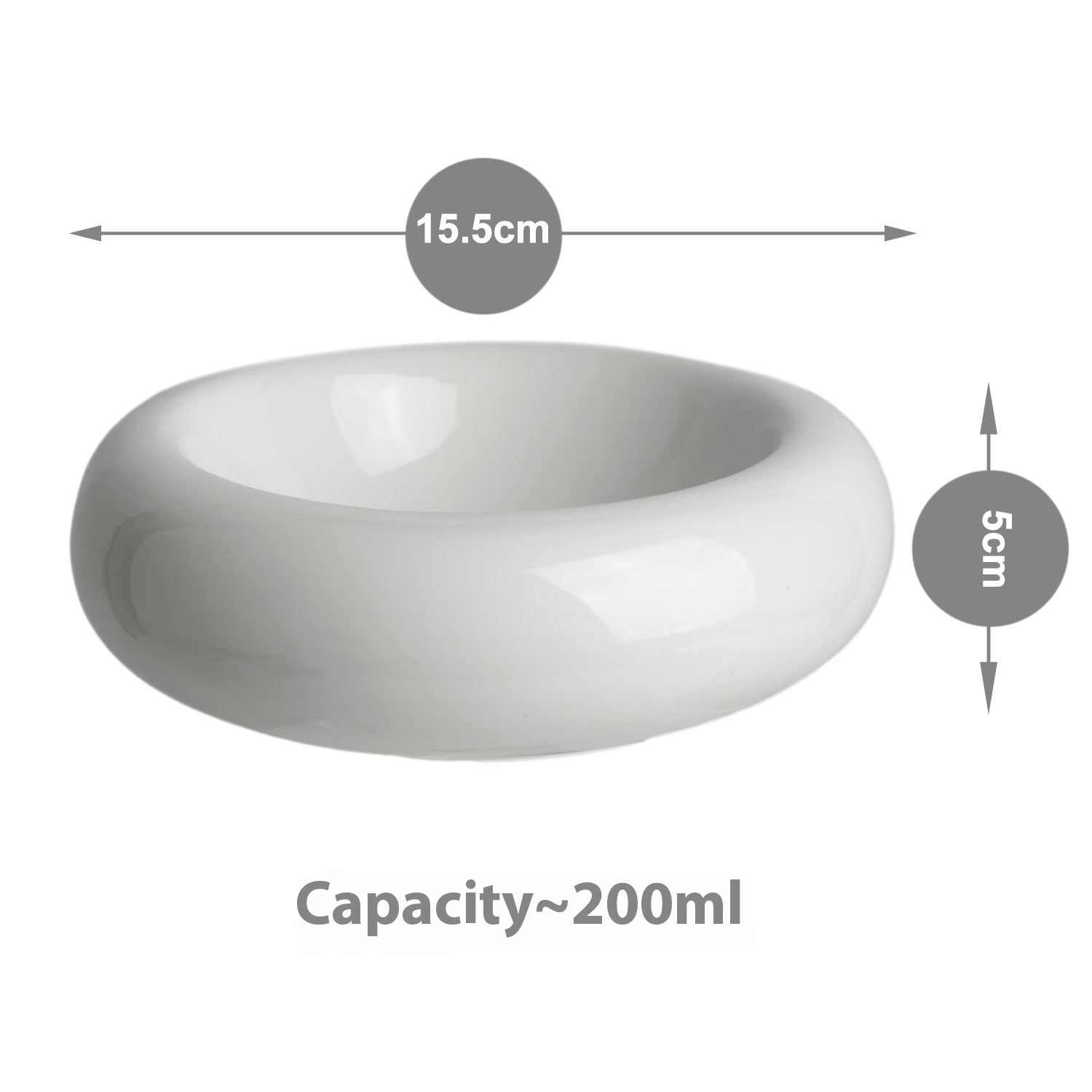 Bol en Céramique | Gamelle Design Donut Chat Créatif