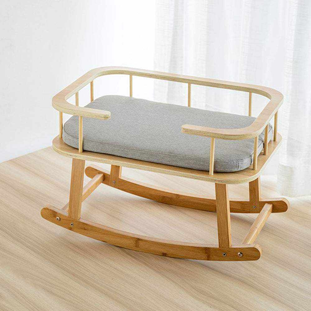 INSTACHEW Rockaby Bed | Comfortable Sofa with Soft Cats and Dogs Cushion