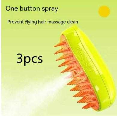 Brosse Électrique 3 en 1 pour Animaux | Vert 3pcs