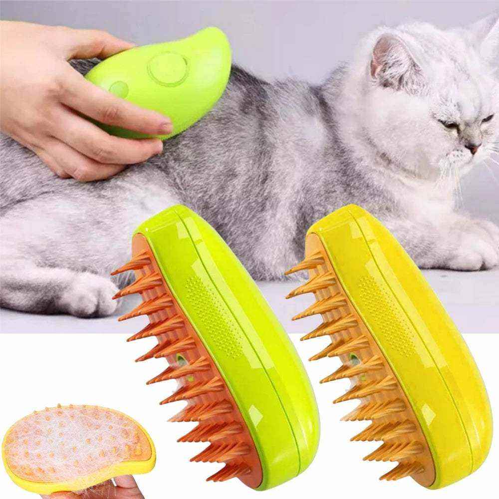 Brosse Électrique 3 en 1 pour Animaux | Élimination des Poils Morts