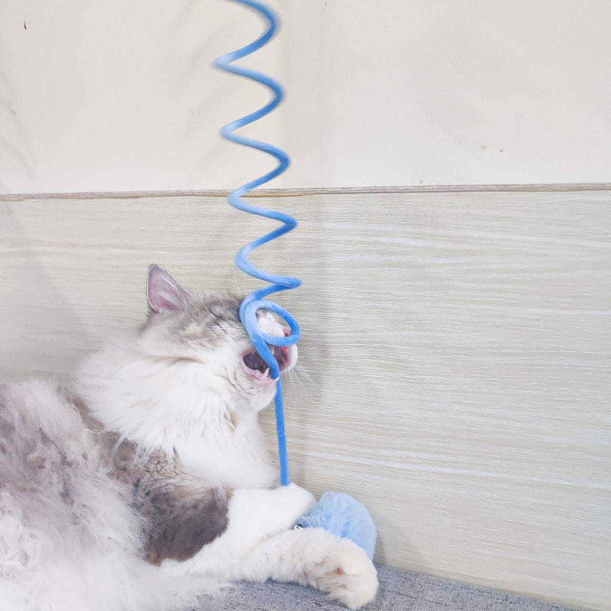 Jouet pour Chat Interactif avec Ventouse et Lapin | Jouet stimulant