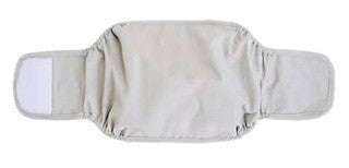 Ceinture physiologique pour chien - confortable et pratique - gris