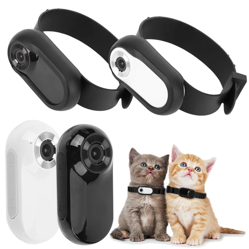 Mini Caméra HD magnétique pour enregistrement sportif et surveillance animale en noir et blanc.