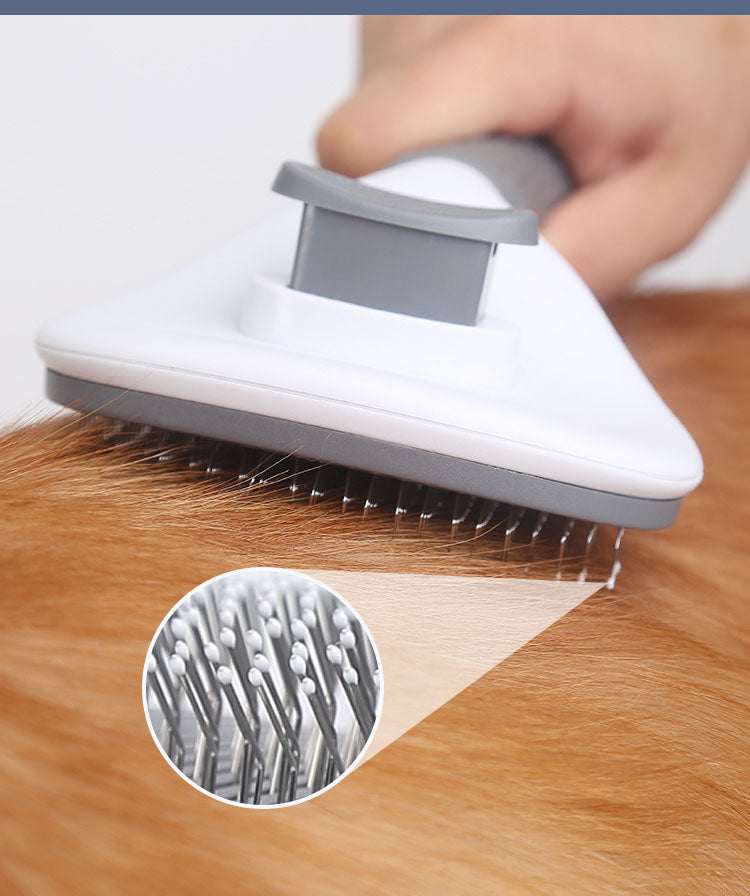 Brosse Automatique One-Click | Élimination Facile des Poils pour Chiens & Chats