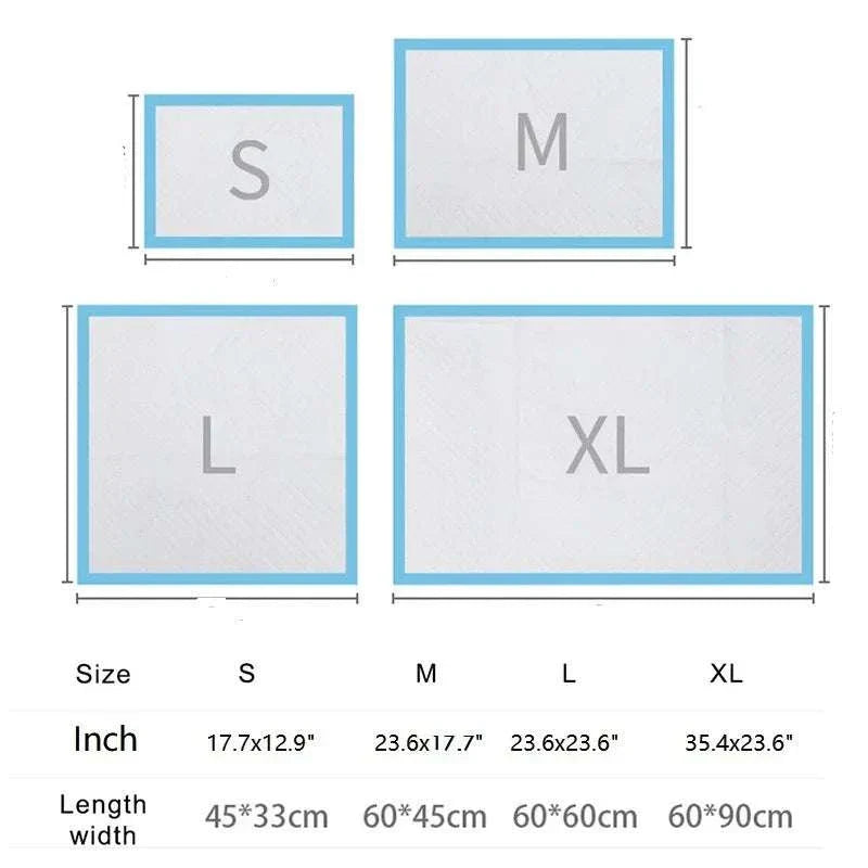 Tapis Toilette pour Chiens et Chats - Couches Jetables Absorbantes