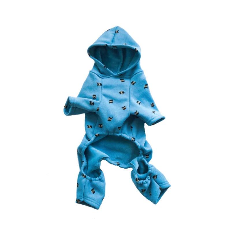 Pyjama chaud pour chiens | Sweat à capuche douillet d’hiver