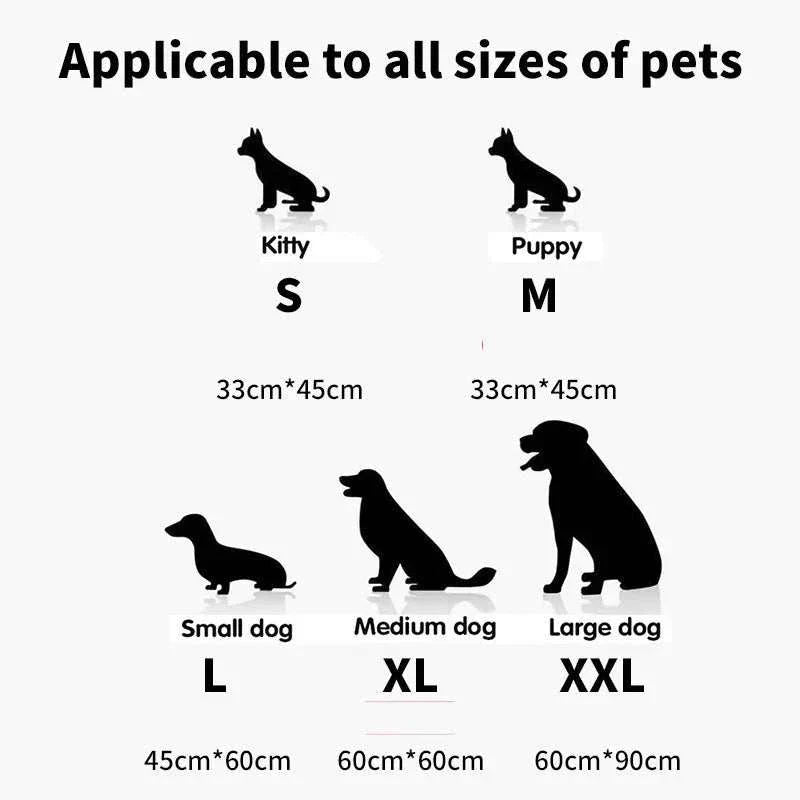 Tapis Toilette pour Chiens et Chats - Couches Jetables Absorbantes