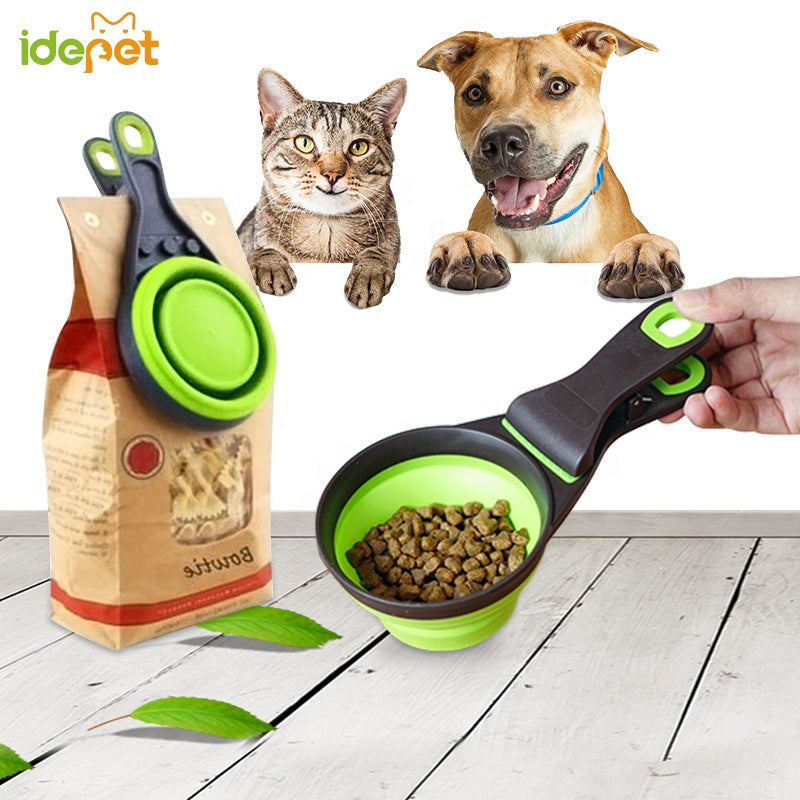 Gamelle Pliable en Silicone pour chiens et chats, bol de voyage portable et pliable, idéal pour aliments.