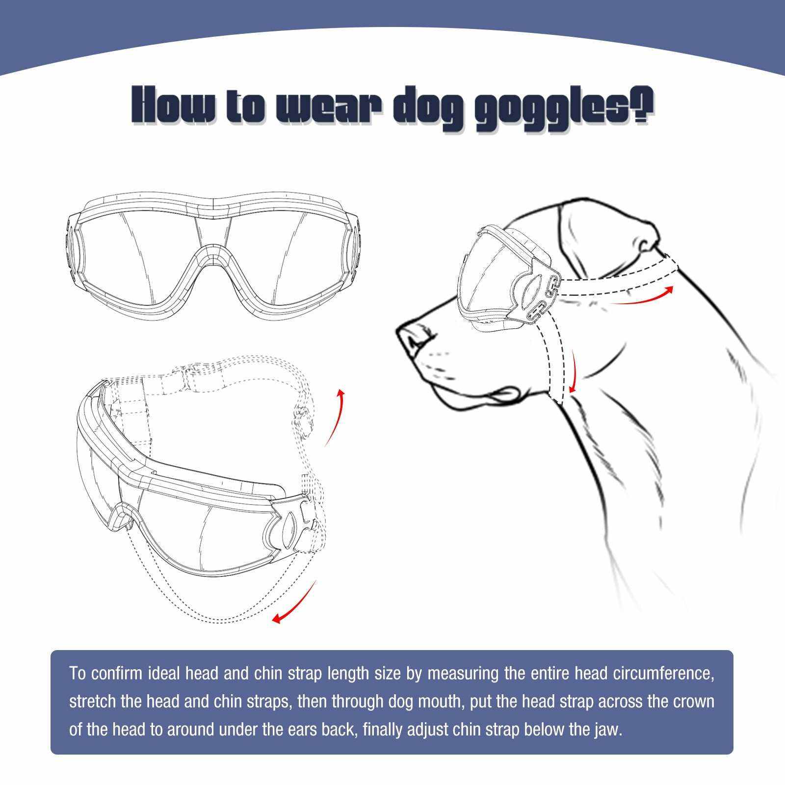 UV Sunglasses for Dogs | Protection and Style with Adjustable Straps