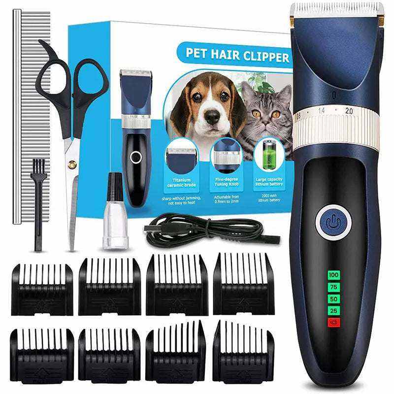 Tondeuse Ălectrique Professionnelle pour Chiens â Rasoir PrĂ©cis