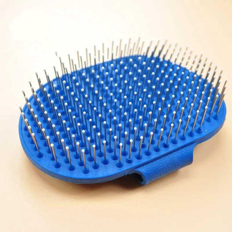 Brosse de bain et de massage pour animaux | Gant en caoutchouc anti-poils