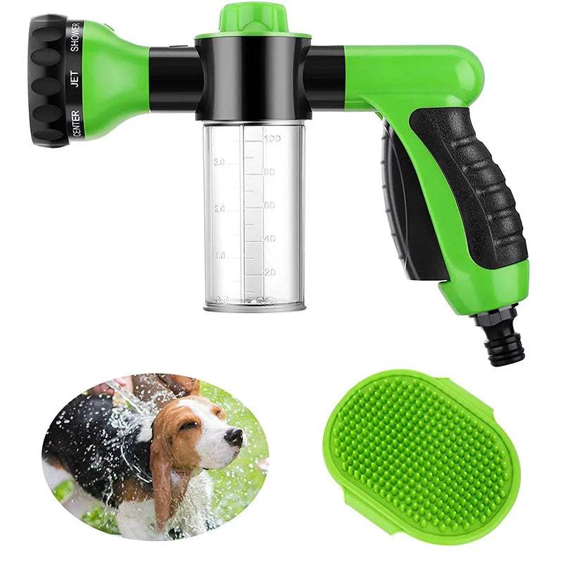 Bath Brush with Water Jet | Grooming Accessory for Dogs & Cats
