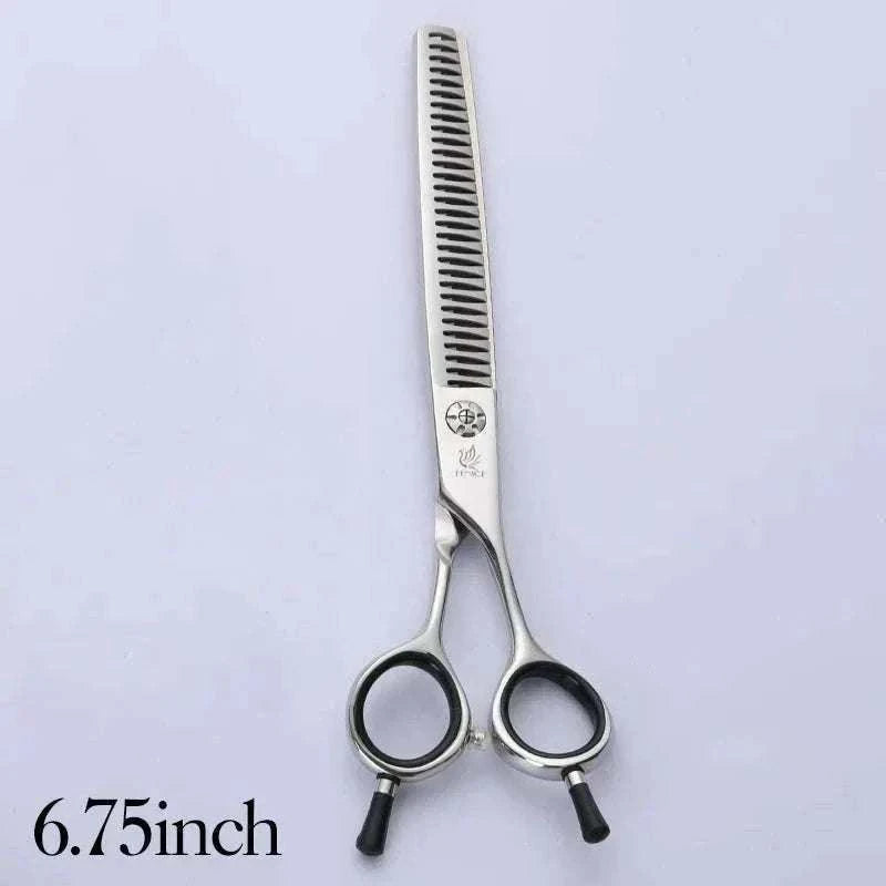ciseaux d'amincissement Fenice en acier japonais JP 440C pour toilettage précis et confortable des animaux