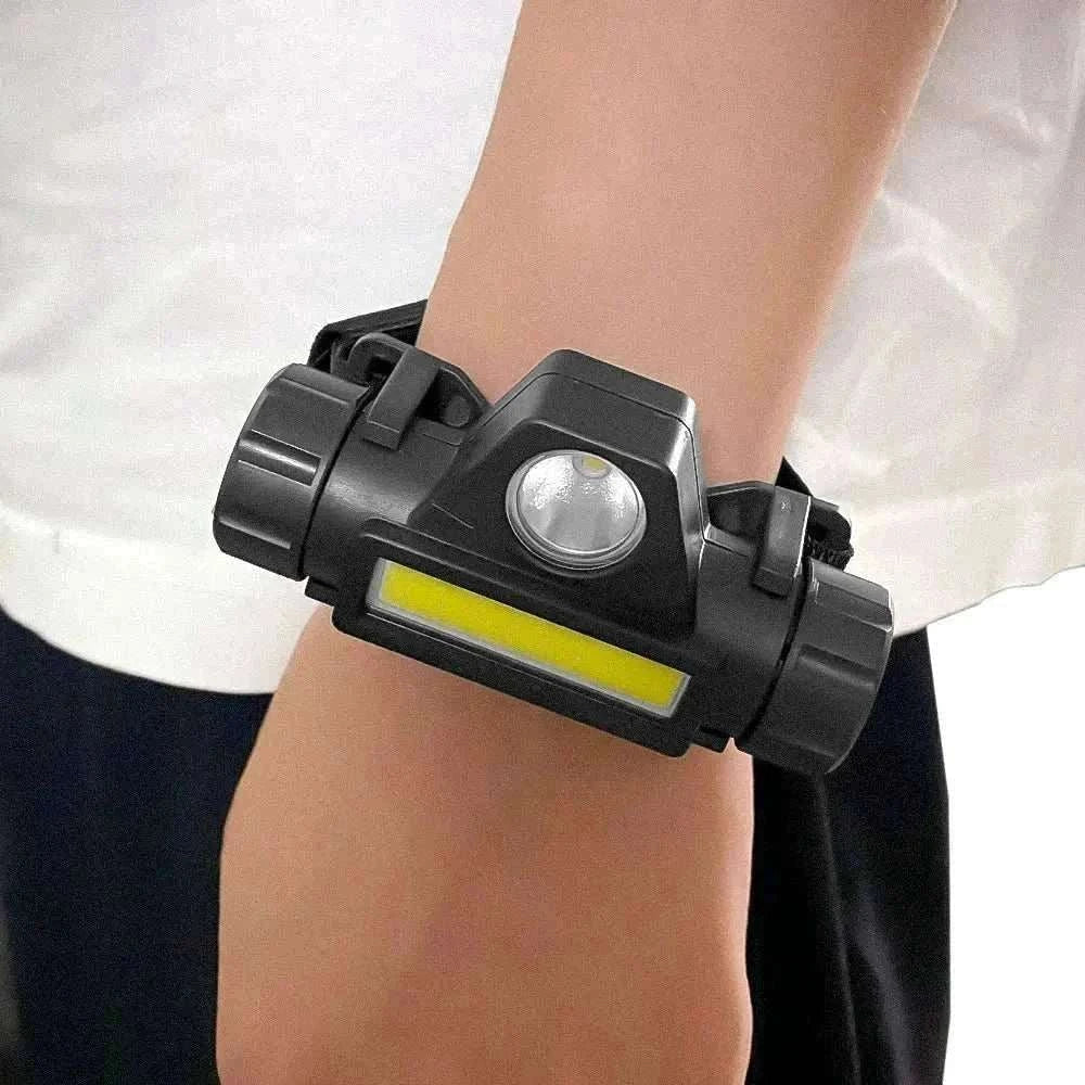 lampe led de poignet rechargeable usb avec éclairage puissant pour sport et sécurité nocturne des animaux