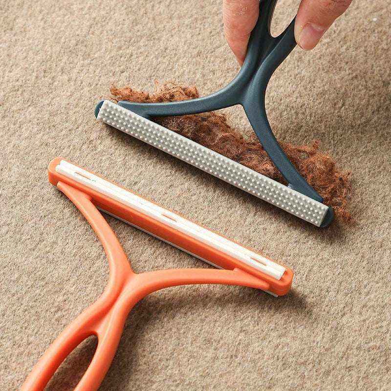 Outil 2-en-1 Double Face pour Enlever les Poils d’Animaux et Peluches