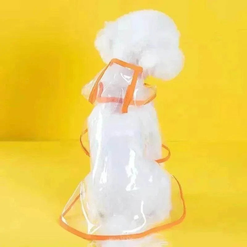 Imperméable Transparent à Capuche pour Petit Chien - Poncho PVC Souple, Léger & 100 % Imperméable