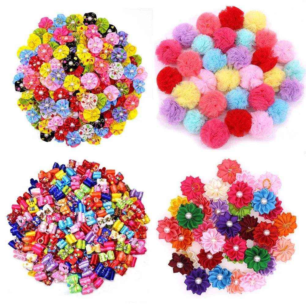 Nœuds pour Chiens - Lot de 20 Accessoires Élégants Toilettage