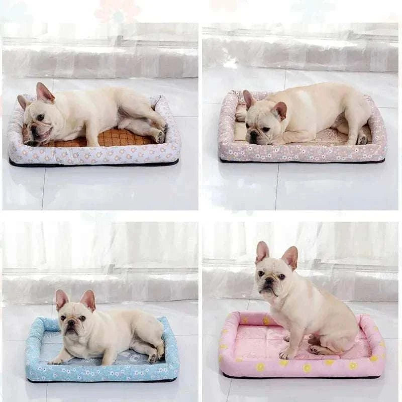 Matelas Rafraîchissant en Soie de Glace | Confort Fraîcheur pour Chiens et Chats