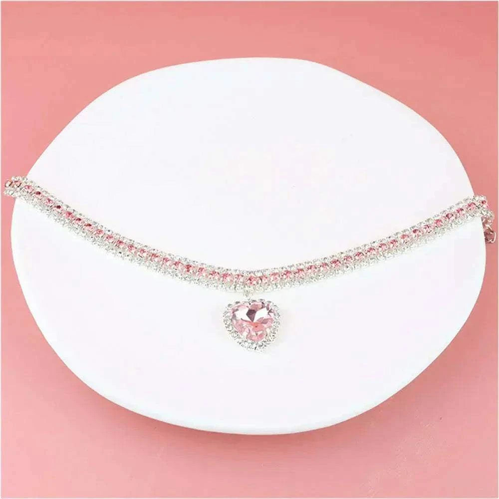 Collier Bling en Strass pour Chats et Chiots | Accessoire Chic