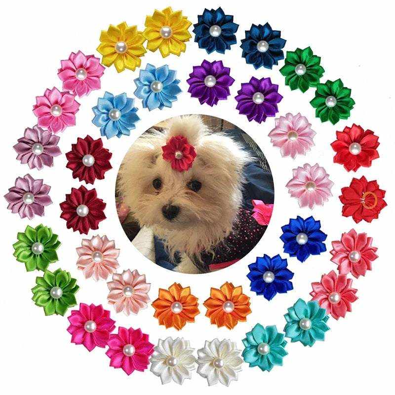 Nœuds pour Chiens - Lot de 20 Accessoires Élégants Toilettage