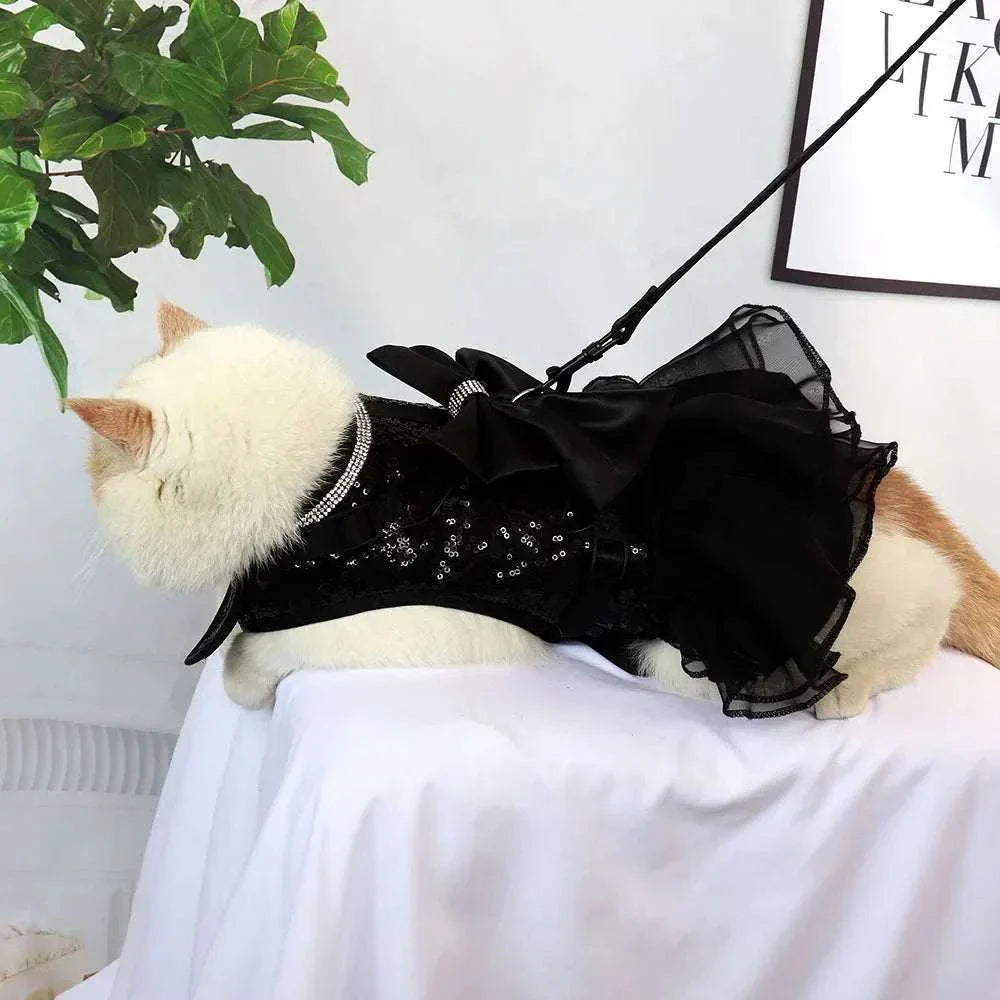 Harnais et Laisse - Élegant et Confortable pour Animaux - Ensemble