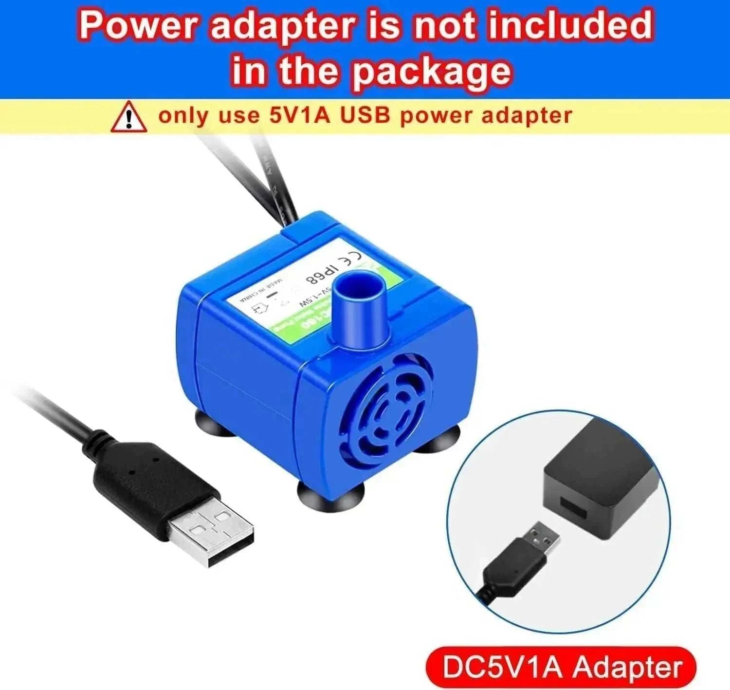 Pompe à Eau LED de Remplacement pour Fontaine d'eau pour Chat