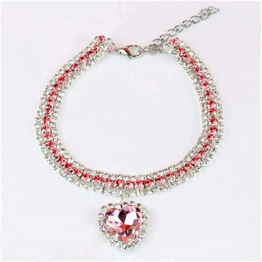 Collier Bling en Strass pour Chats et Chiots | Accessoire Chic