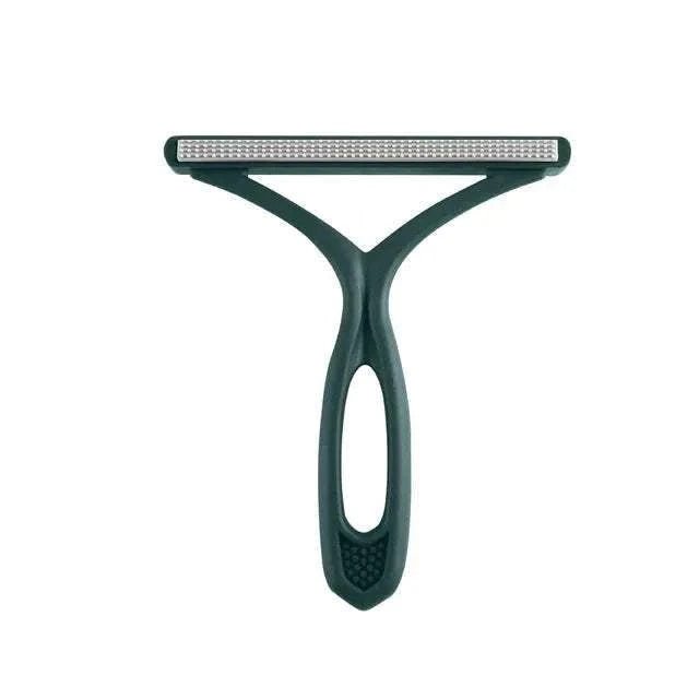 Outil 2-en-1 Double Face pour Enlever les Poils d’Animaux et Peluches - vert