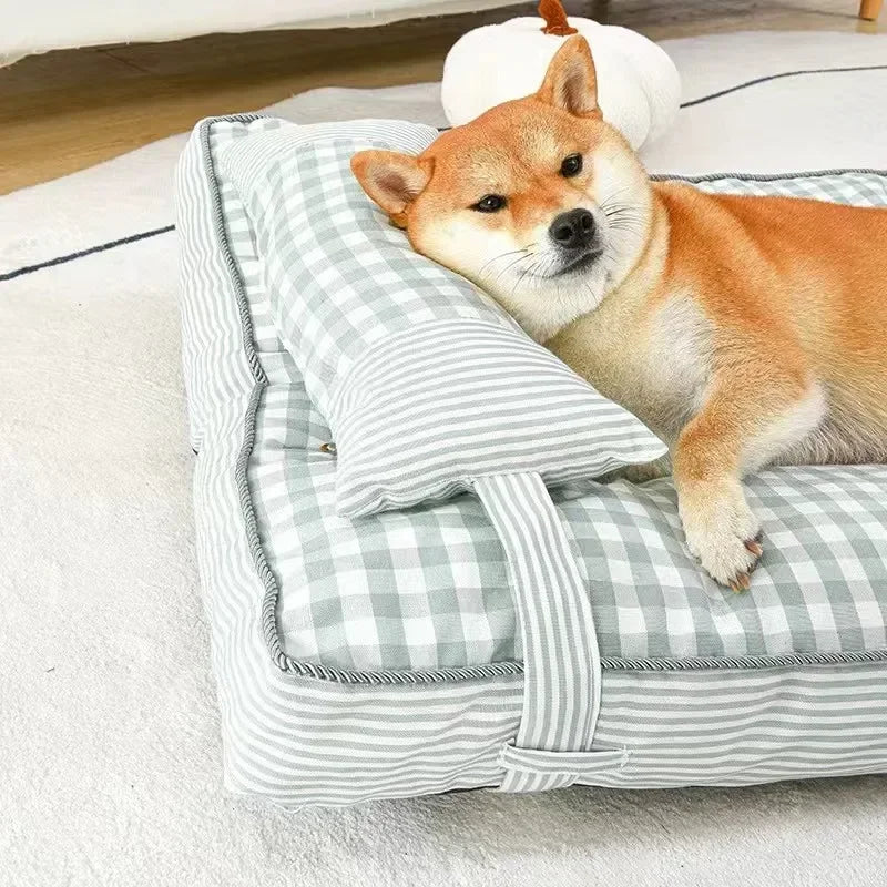 Large Dog Sleeping Mat | Thick & Washable Mattress for Ultimate Comfort