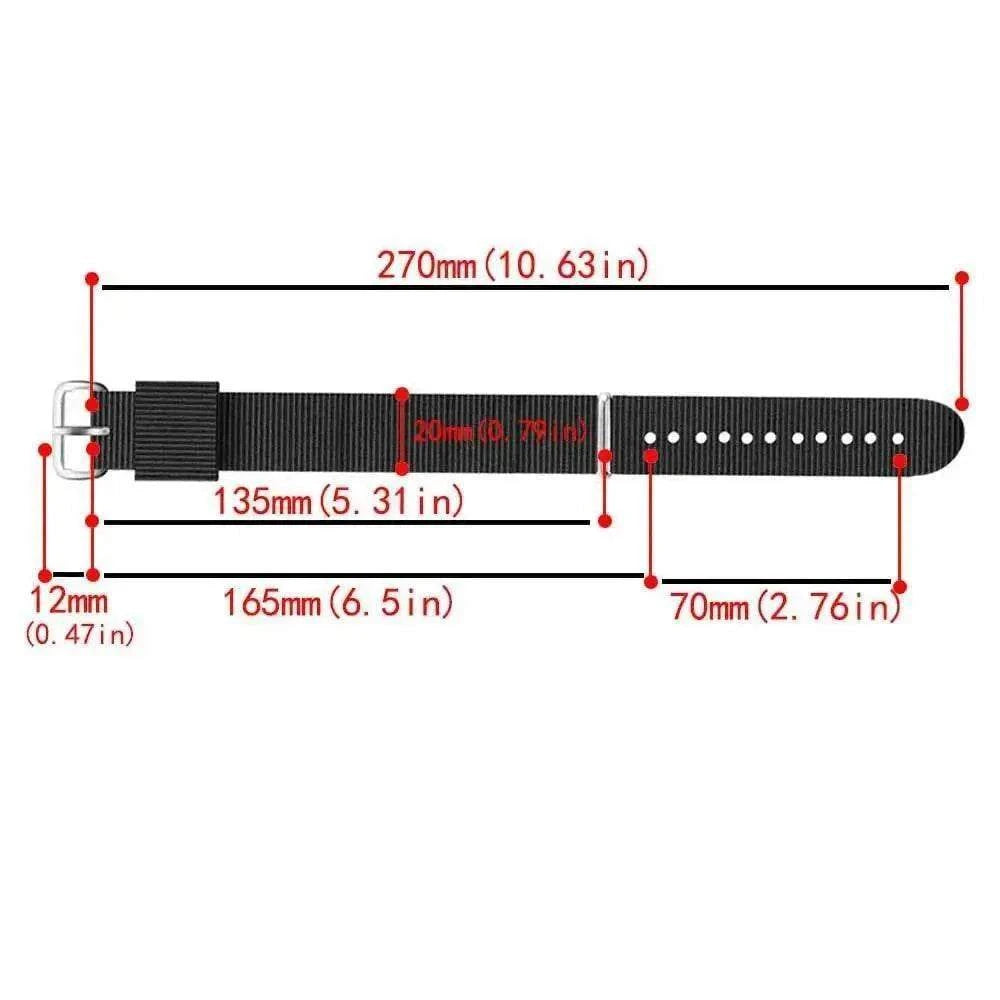 bracelet ajustable noir pour lampe LED de poignet longueur 270 mm résistante et rechargeable USB