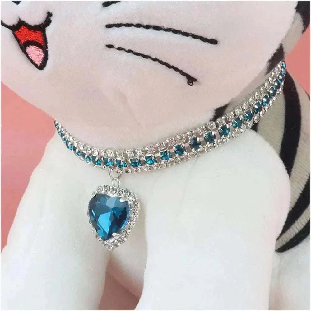 Collier Bling en Strass pour Chats et Chiots | Accessoire Chic