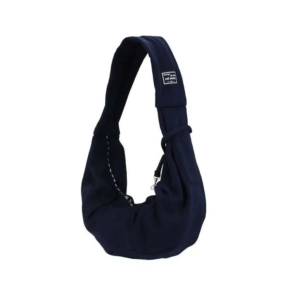 Sac à Bandoulière pour Animaux avec Compartiment pour Téléphone