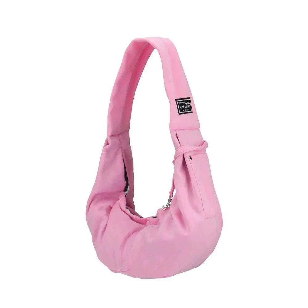 Sac à Bandoulière pour Animaux avec Compartiment pour Téléphone