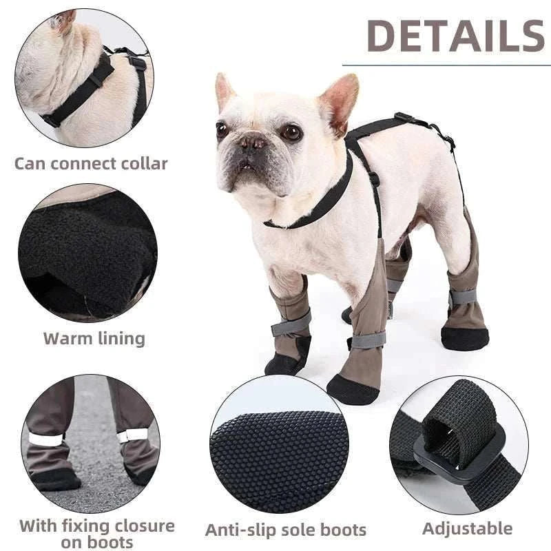 Bottes imperméables pour chiens | Protection, confort & style en promenade