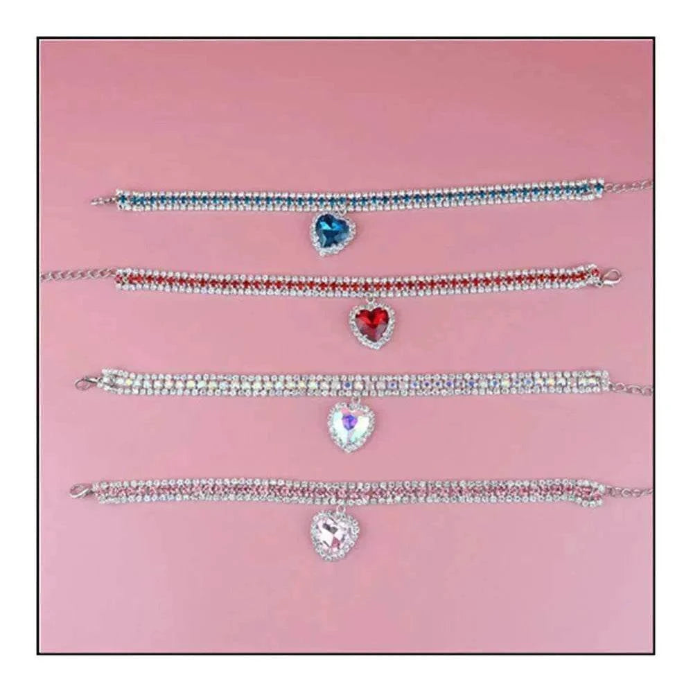Collier Bling en Strass pour Chats et Chiots | Accessoire Chic