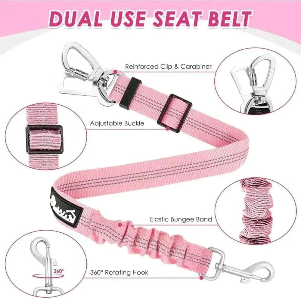 Harnais de Sécurité Réglable avec Maille pour Chiens | Voyage en auto