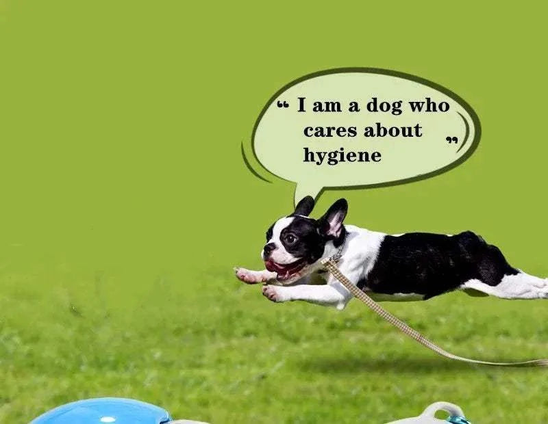 Ramasseur de Déjections pour Animaux - avec chien