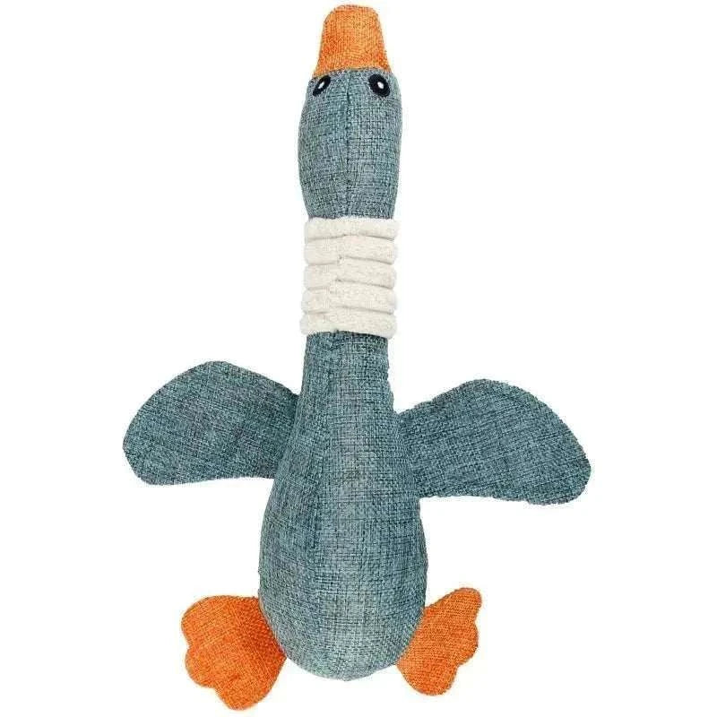 Jouet en Peluche pour Chiens | Canard Siffleur Interactif | Peluche
