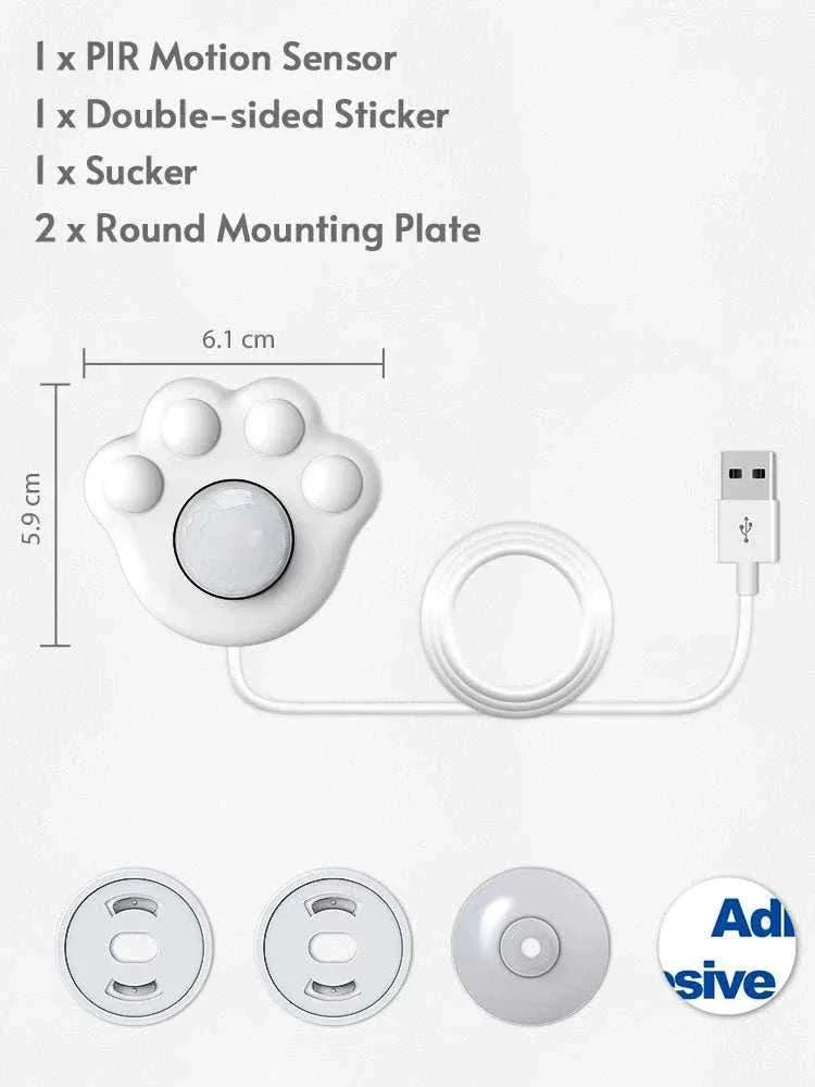 Capteur PIR en forme de patte | Fontaine à eau intelligente & économique