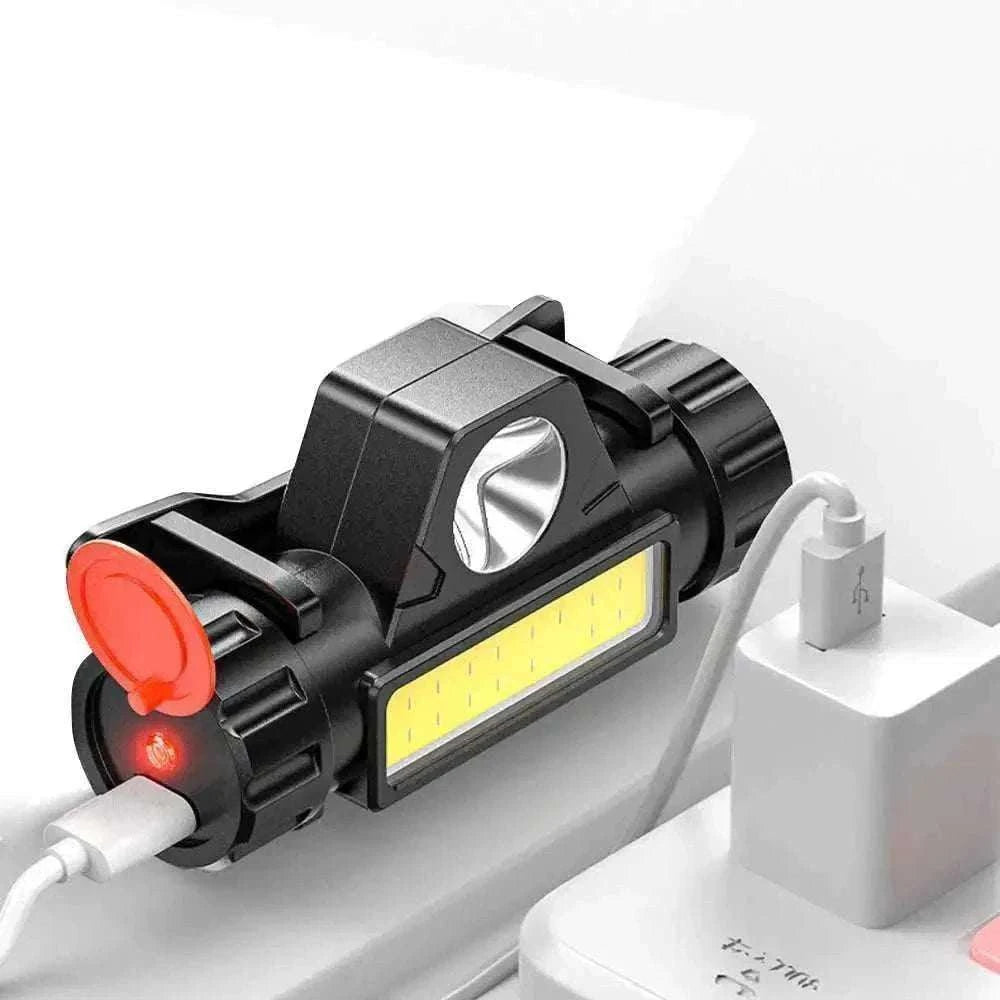 lampe led rechargeable usb avec éclairage puissant pour poignet sport et sécurité animaux nuit