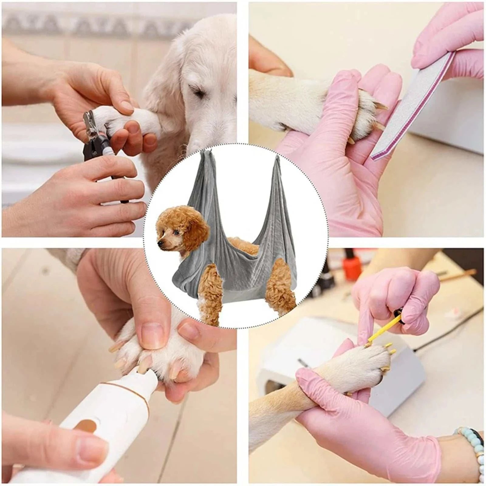 Hamac de Toilettage pour Chien & Chat | Confort & Sécurité