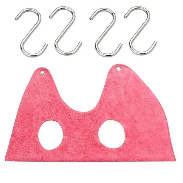 Hamac de toilettage pour chien et chat en nylon | Rose