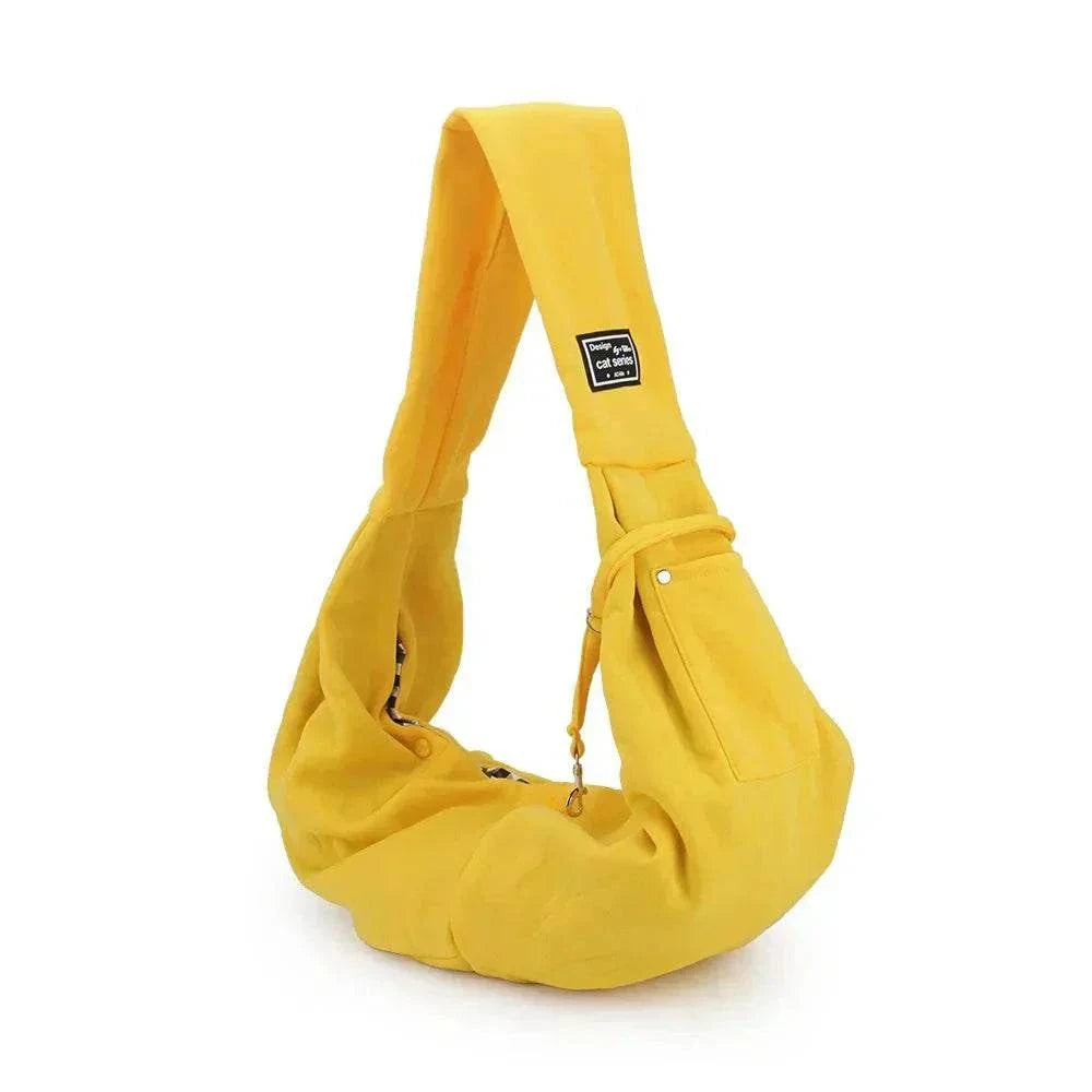 Sac à Bandoulière pour Animaux avec Compartiment pour Téléphone