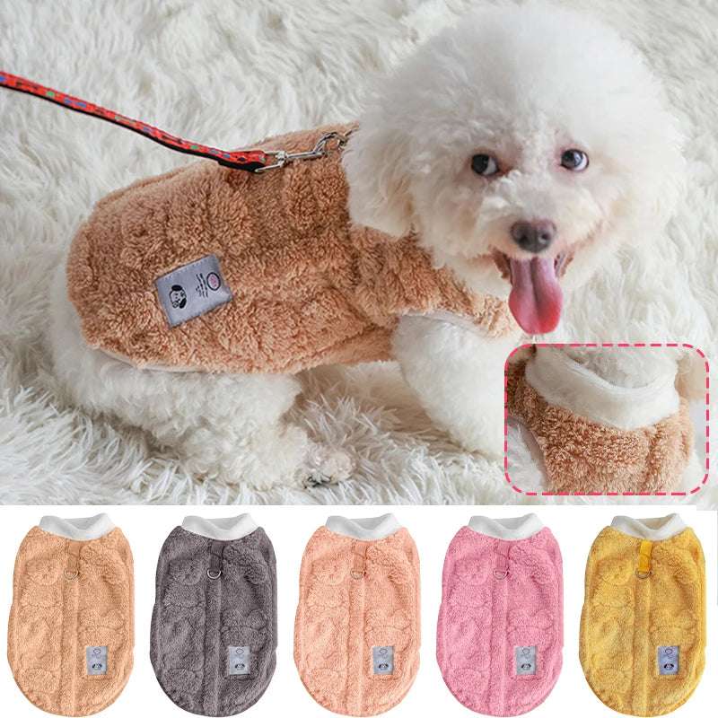 Pull d’hiver en polaire pour chien et chat | Doux, chaud & confortable