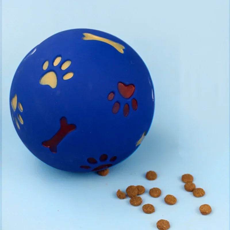 Balle distributrice de friandises pour chiens et chats | interactif et éducatif