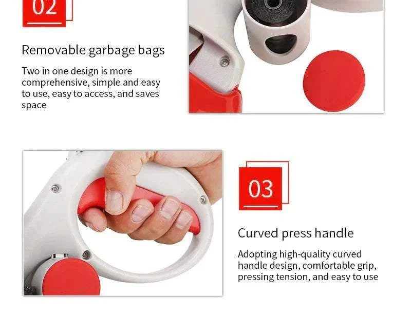 Ramasseur de Déjections pour Animaux - Vue de la poignée