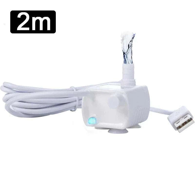 Pompe à Eau avec LED pour Fontaine à Eau pour Chats | Avec Filtre