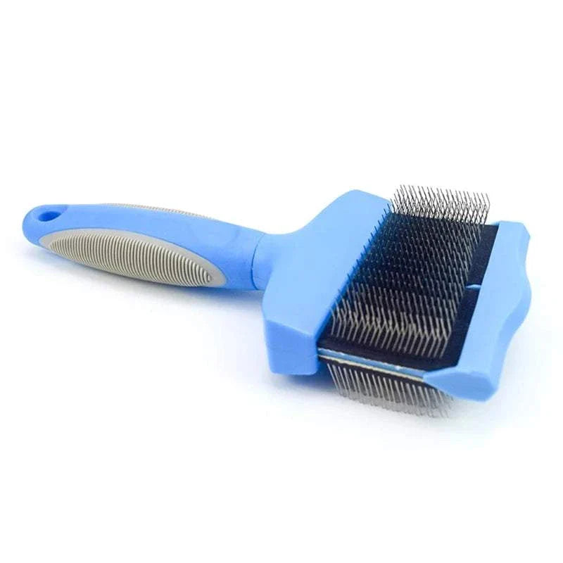 Brosse Peigne Éliminateur de Poils pour Animaux, Double Face